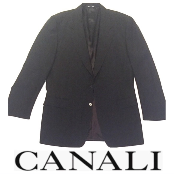 Canali Blazer - Made in Italy - Fine Wool - Black
